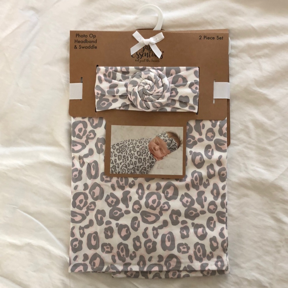 Newborn headband & swaddle